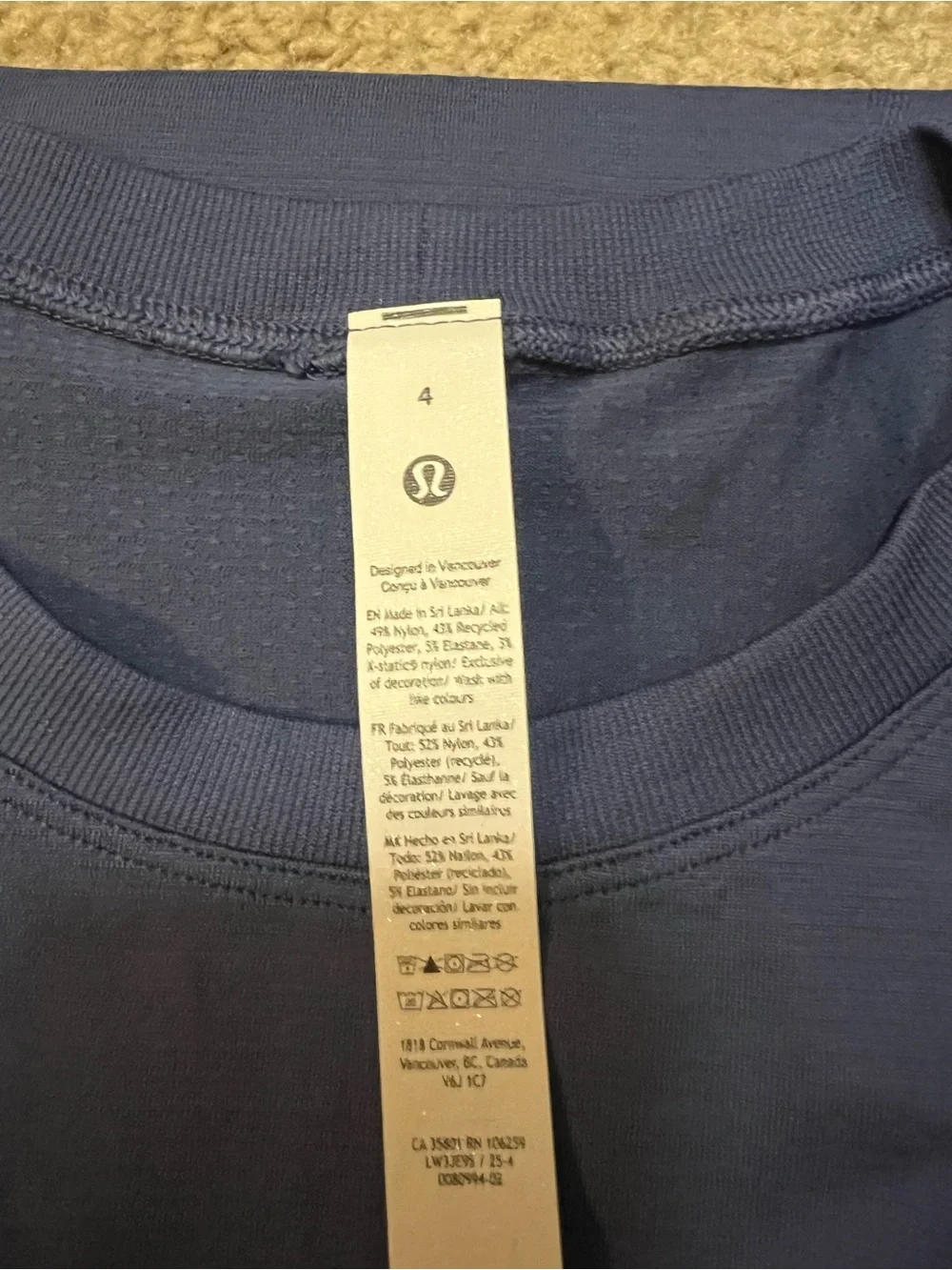 lululemon athletica new color blue